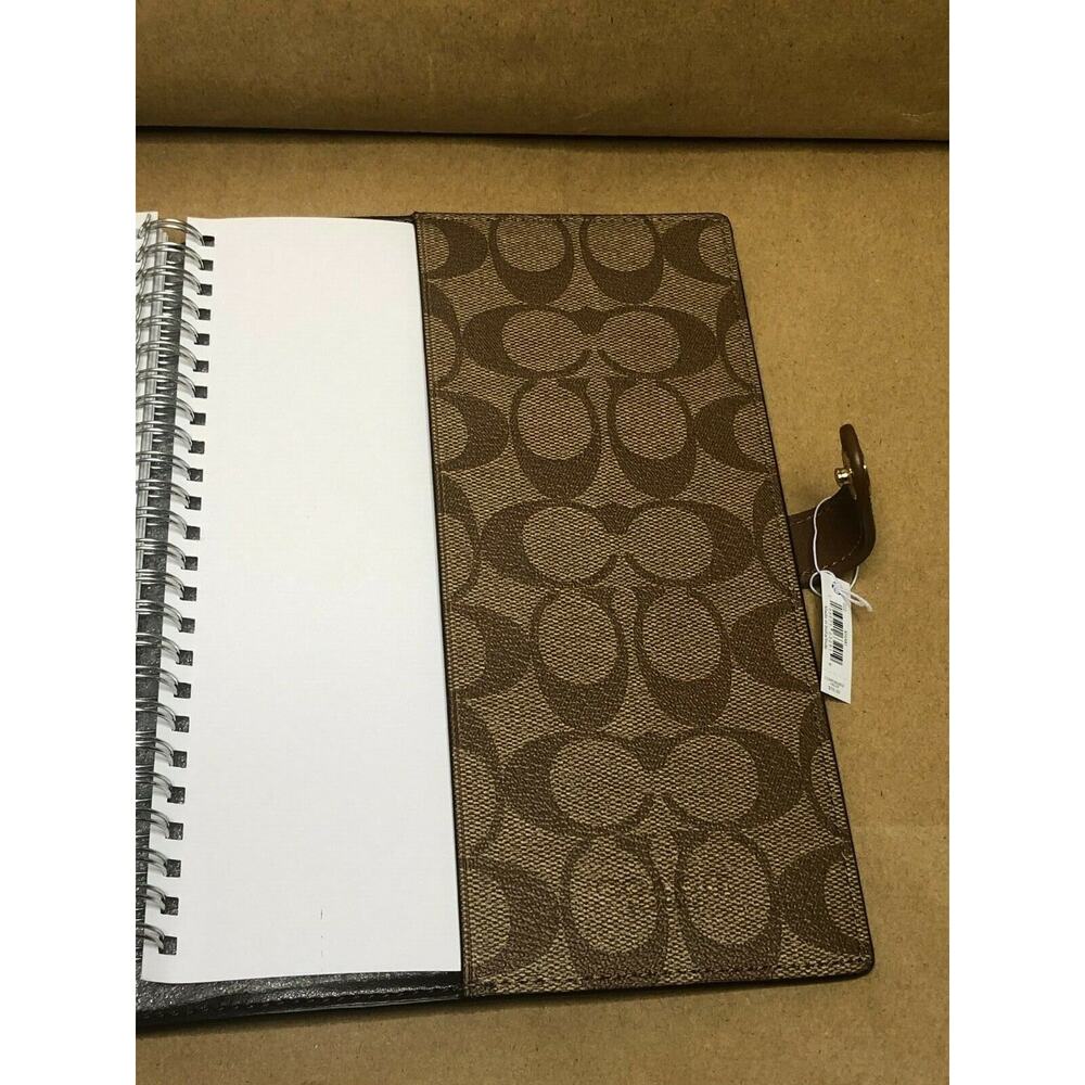 Coach Notebook in Signature Canvas  Lined Pages - Picture 5 of 7